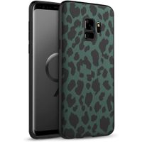 iMoshion Design hoesje Samsung Galaxy S9 - Luipaard - Groen / Zwart