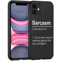 iMoshion Design hoesje iPhone 11 - Quote - Zwart