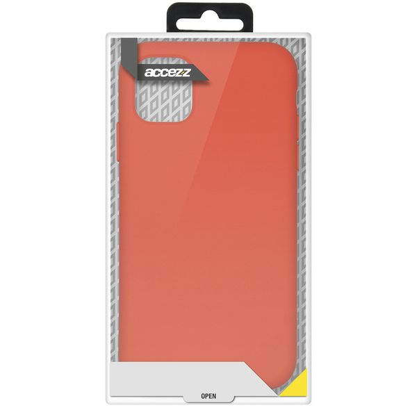 Accezz Liquid Silicone Backcover Samsung Galaxy A12 - Rood