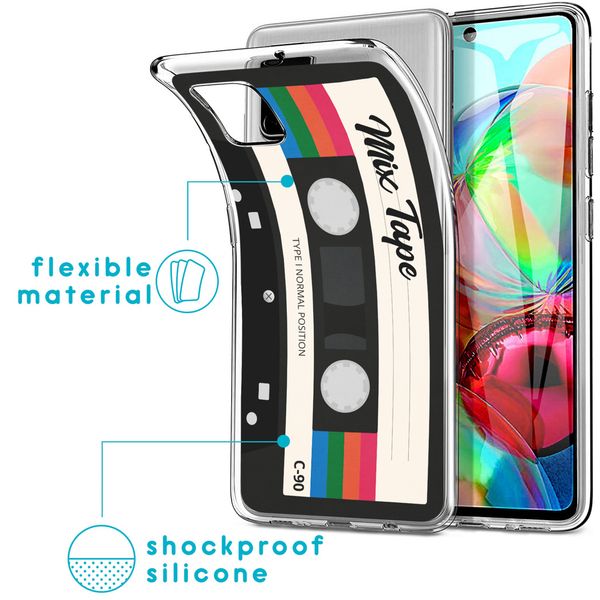 iMoshion Design hoesje Samsung Galaxy A71 - Cassette