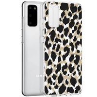 iMoshion Design hoesje Samsung Galaxy S20 - Luipaard / Zwart