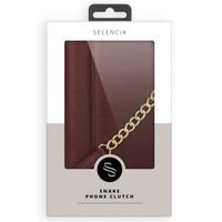 Selencia Tierra Uitneembare Slang Clutch Samsung Galaxy A52(s) (5G/4G) - Donkerrood