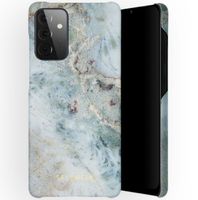 Selencia Maya Fashion Backcover Samsung Galaxy A72 - Marble Blue