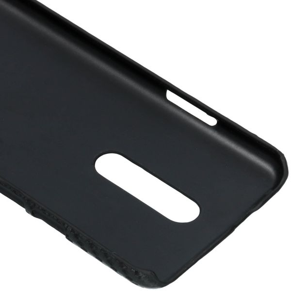 Carbon Hardcase Backcover OnePlus 7 Pro - Zwart