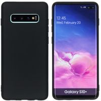 iMoshion Color Backcover Samsung Galaxy S10 Plus - Zwart