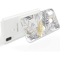 iMoshion Design hoesje Samsung Galaxy A20e - Bladeren / Zwart