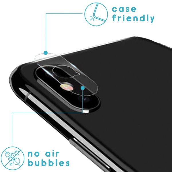 iMoshion Screenprotector Folie 3Pack + Camera Protector iPhone Xs / X