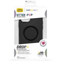 OtterBox Otter + Pop Symmetry Backcover iPhone 12 (Pro) - Zwart