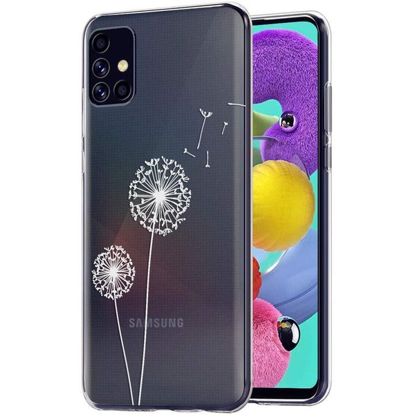 iMoshion Design hoesje Samsung Galaxy A51 - Paardenbloem - Wit