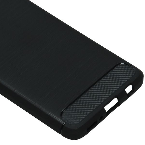 Brushed Backcover Samsung Galaxy A41 - Zwart