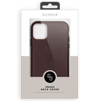 Selencia Gaia Slang Backcover Samsung Galaxy S20 - Donkerrood