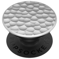 PopSockets Luxe PopGrip - Hammered Metal Silver