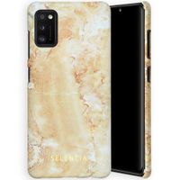 Selencia Maya Fashion Backcover Samsung Galaxy A41 - Marble Sand