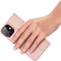 Dux Ducis Slim Softcase Bookcase iPhone 12 Mini - Rosé Goud