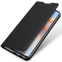 Dux Ducis Slim Softcase Bookcase Oppo Reno4 5G - Zwart