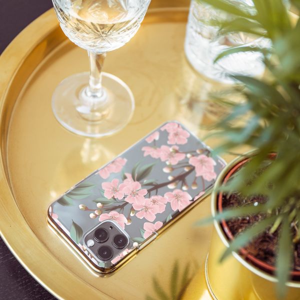 iMoshion Design hoesje Samsung Galaxy A51 - Bloem - Roze / Groen