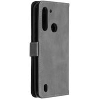 iMoshion Luxe Bookcase Motorola Moto G8 Power Lite - Grijs