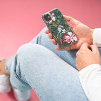 iMoshion Design hoesje Samsung Galaxy A72 - Jungle - Groen / Roze