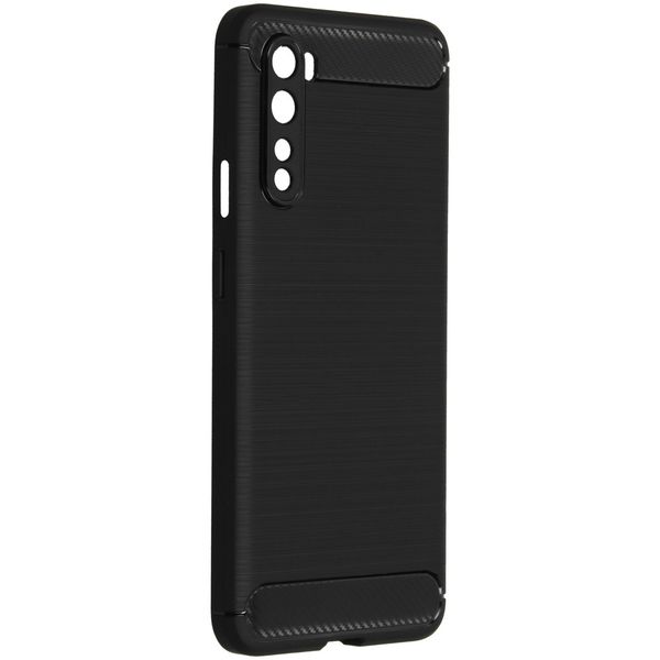 Brushed Backcover OnePlus Nord - Zwart