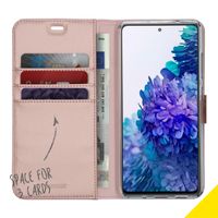 Accezz Wallet Softcase Bookcase Samsung Galaxy S20 FE - Rosé Goud