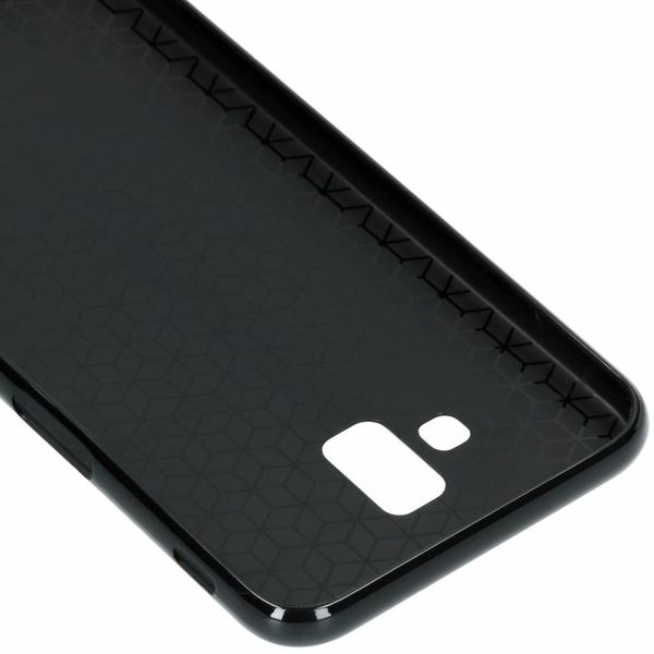 Carbon Softcase Backcover Samsung Galaxy J6 Plus