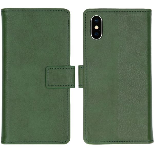 iMoshion Luxe Bookcase iPhone Xs / X - Groen