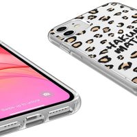 iMoshion Design hoesje iPhone 11 - Luipaard - Bruin / Zwart