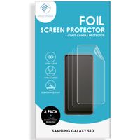 iMoshion Screenprotector Folie 3 Pack + Camera Protector Galaxy S10