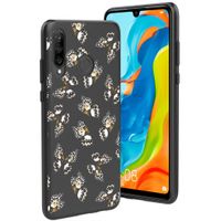 iMoshion Design hoesje Huawei P30 Lite - Vlinder - Zwart / Wit