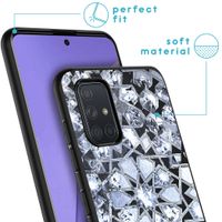 iMoshion Design hoesje Samsung Galaxy A71 - Grafisch - Zilver Bling