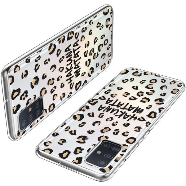 iMoshion Design hoesje Samsung Galaxy A51 - Luipaard - Bruin / Zwart