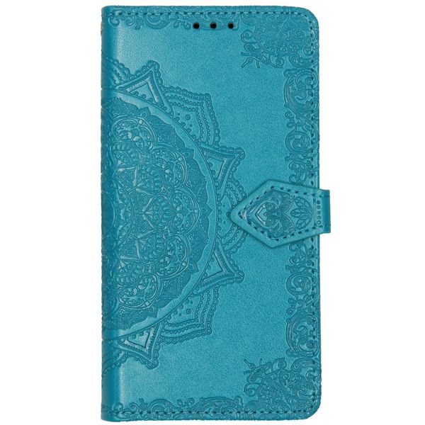 Mandala Bookcase Motorola Moto E6 Play - Turquoise