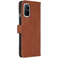 iMoshion Luxe Bookcase OnePlus 8T - Bruin