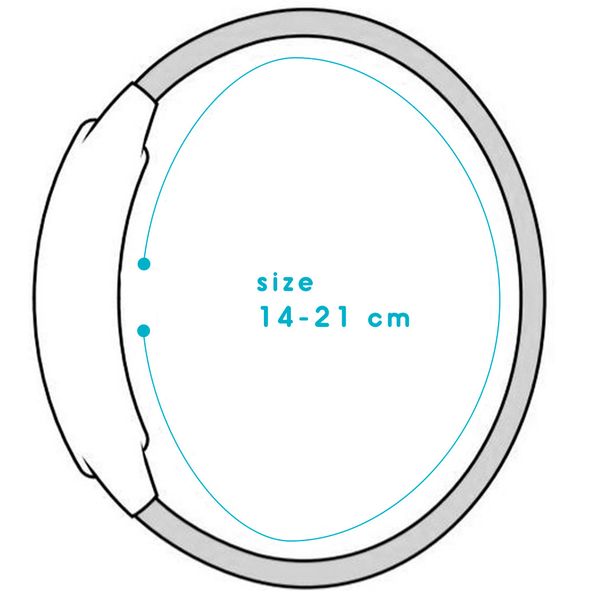 iMoshion Siliconen bandje Samsung Galaxy Fit - Wit