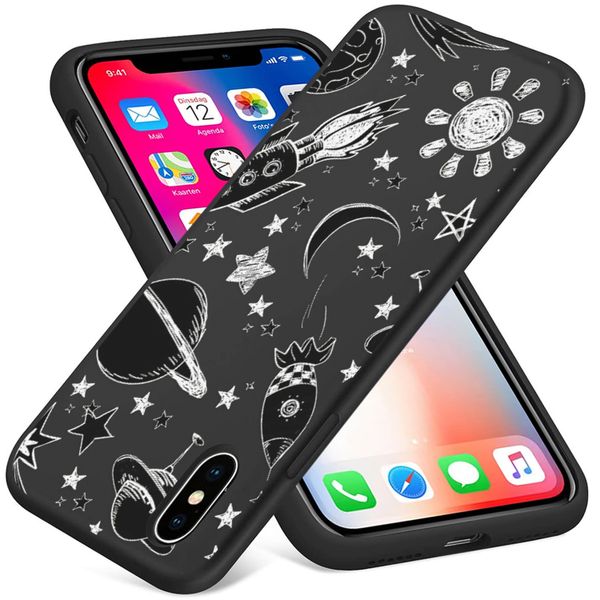 Design Backcover iPhone Xs / X - Space Design