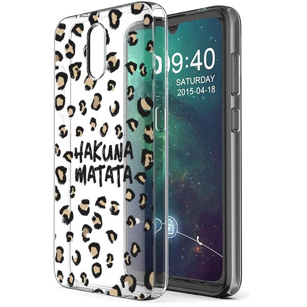 iMoshion Design hoesje Nokia 2.3 - Luipaard - Bruin / Zwart