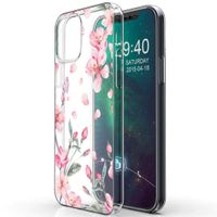 iMoshion Design hoesje iPhone 12 Mini - Bloem - Roze