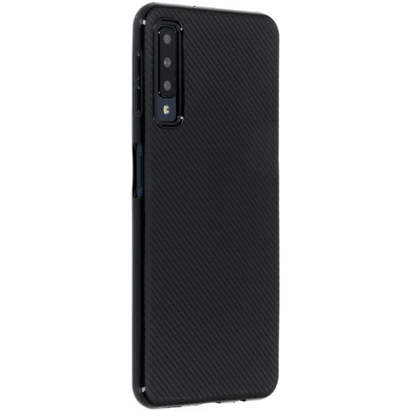 Carbon Softcase Backcover Samsung Galaxy A7 (2018)