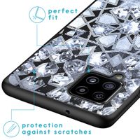 iMoshion Design hoesje Samsung Galaxy A42 - Grafisch - Zilver Bling