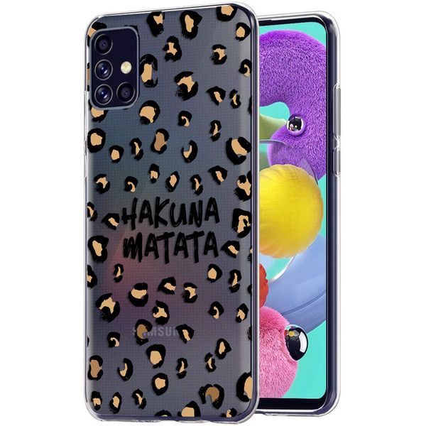 iMoshion Design hoesje Samsung Galaxy A51 - Luipaard - Bruin / Zwart