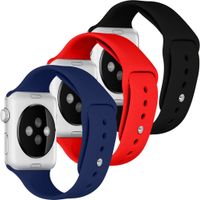 iMoshion Siliconen bandje Multipack Apple Watch Series 1-8 / SE / Ultra - 42/44/45/49 mm