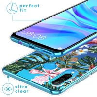 iMoshion Design hoesje Huawei P30 Lite - Jungle - Groen / Roze