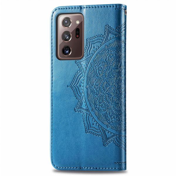 Mandala Bookcase Samsung Galaxy Note 20 Ultra - Turquoise