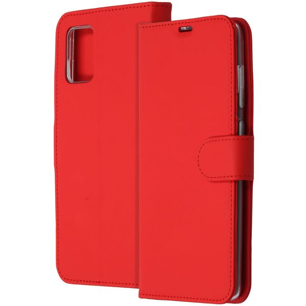 Accezz Wallet Softcase Bookcase Samsung Galaxy A71 - Rood