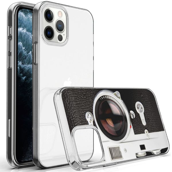 iMoshion Design hoesje iPhone 12 (Pro) - Classic Camera