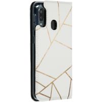 Design Softcase Bookcase Samsung Galaxy A20e