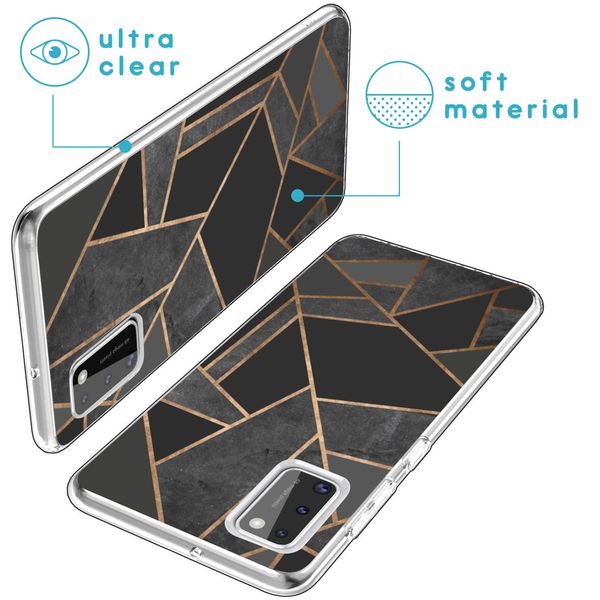 iMoshion Design hoesje Samsung Galaxy A41 - Grafisch Koper / Zwart