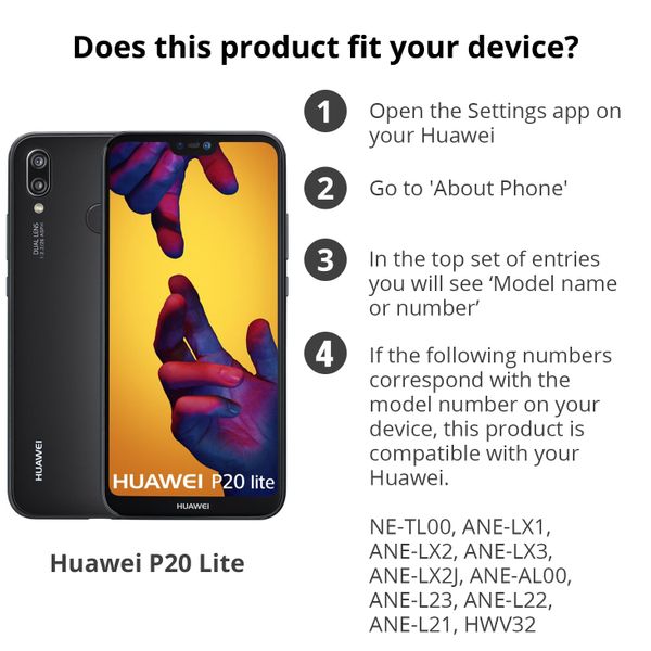 Huawei P20 Lite gel bookcase hoes ontwerpen (eenzijdig)