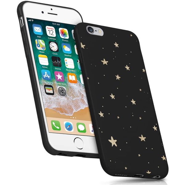 iMoshion Design hoesje iPhone 6 / 6s - Sterren / Zwart