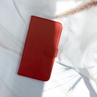 Selencia Echt Lederen Bookcase Samsung Galaxy Note 10 - Rood